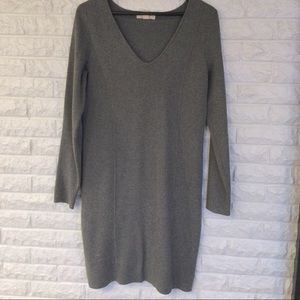 Banana Republic gray sweater dress